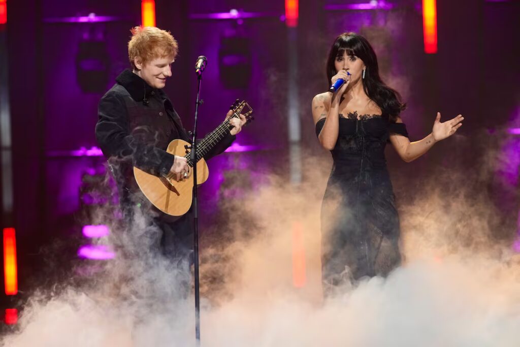 Aitana y Ed Sheeran se coronan en LOS40 Music Awards junto a Rosalía