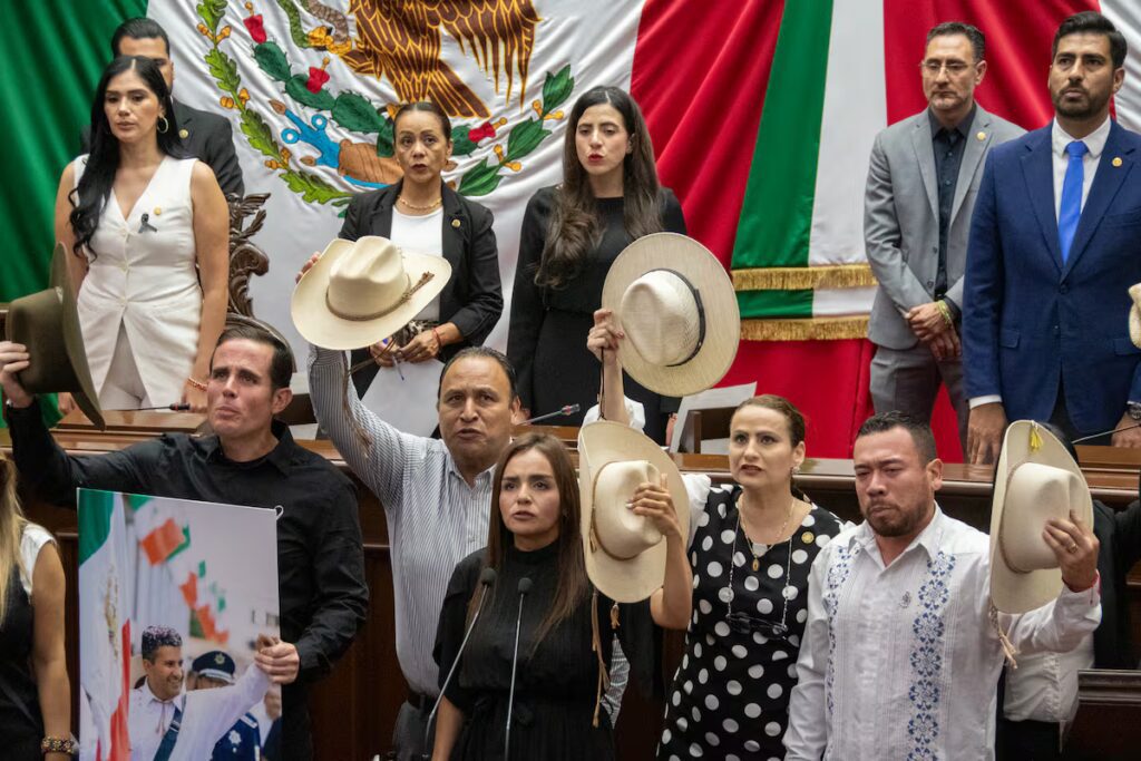 Grecia Quiroz promete seguir el legado de Carlos Manzo en Uruapan