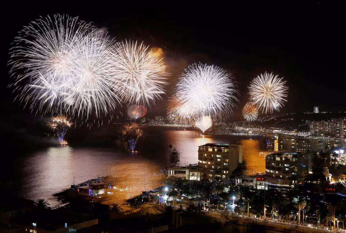 Año Nuevo 2026 en Chile: Comunas con Fuegos Artificiales para Celebrar