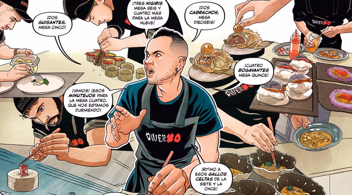 Dabiz Muñoz lanza su primer cómic de aventuras culinarias