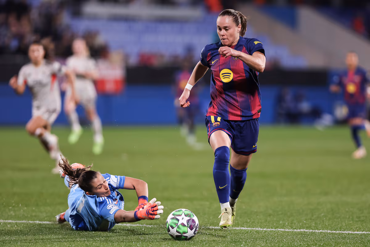 El Barcelona supera al Benfica y avanza firme hacia cuartos de la Champions femenina