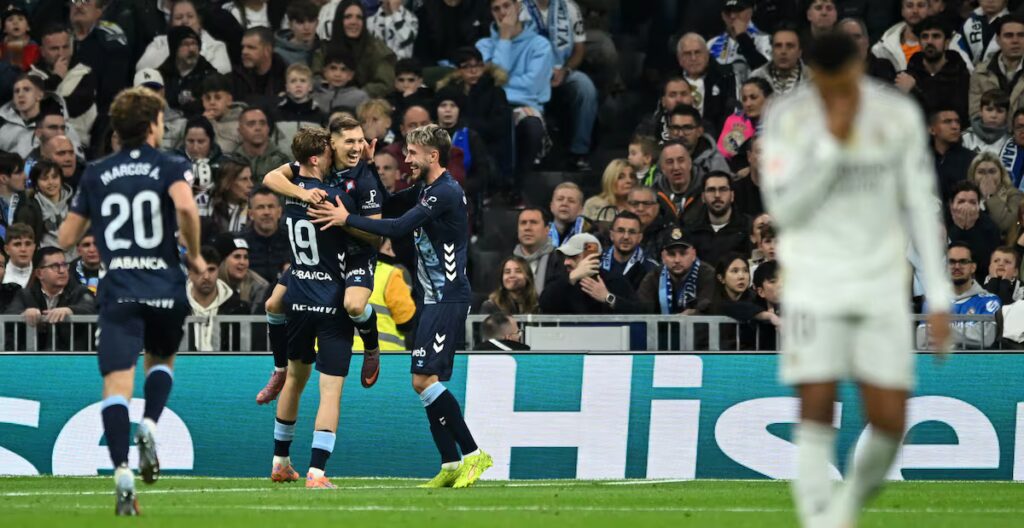 El Real Madrid cae estrepitosamente ante el Celta en partido desastrozo