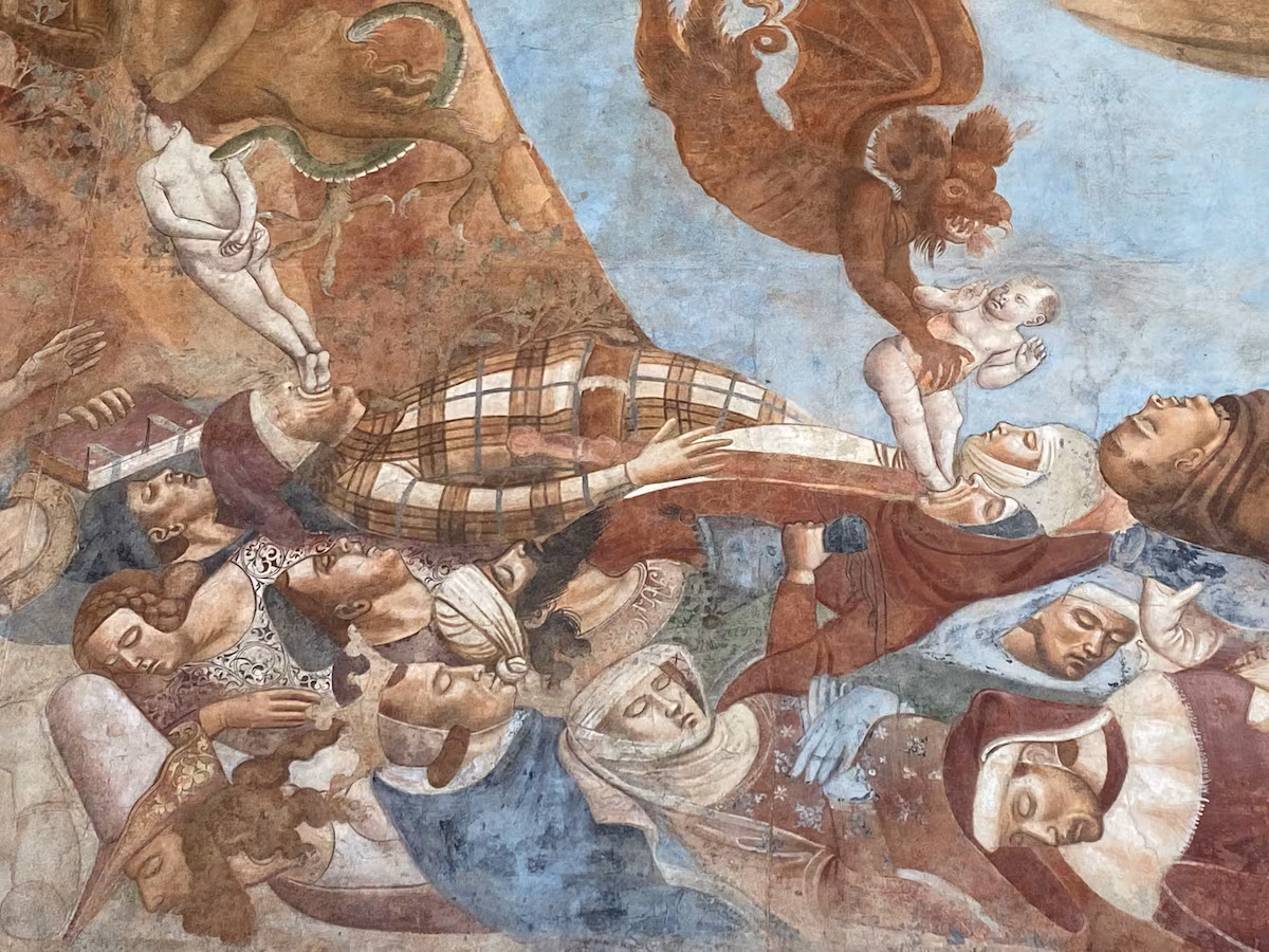 Erupción volcánica en Europa desata la peor pandemia de la historia