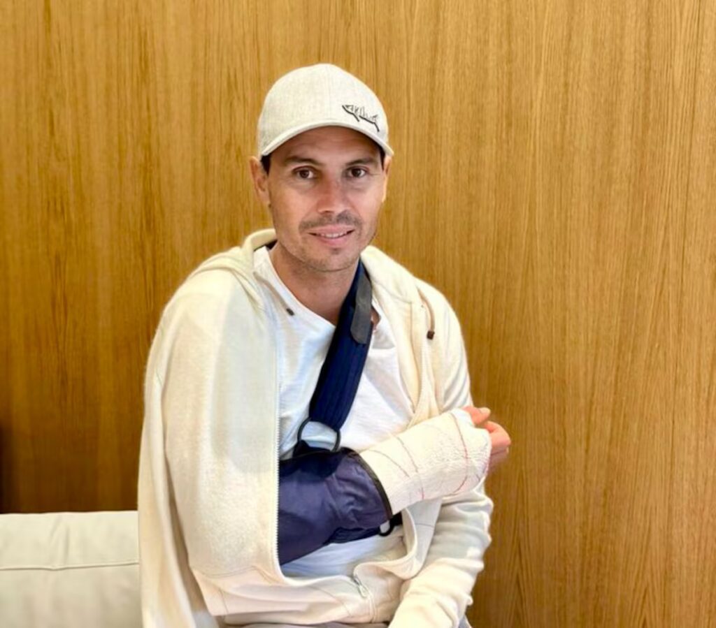 Rafa Nadal se somete a cirugía de mano por artrosis severa