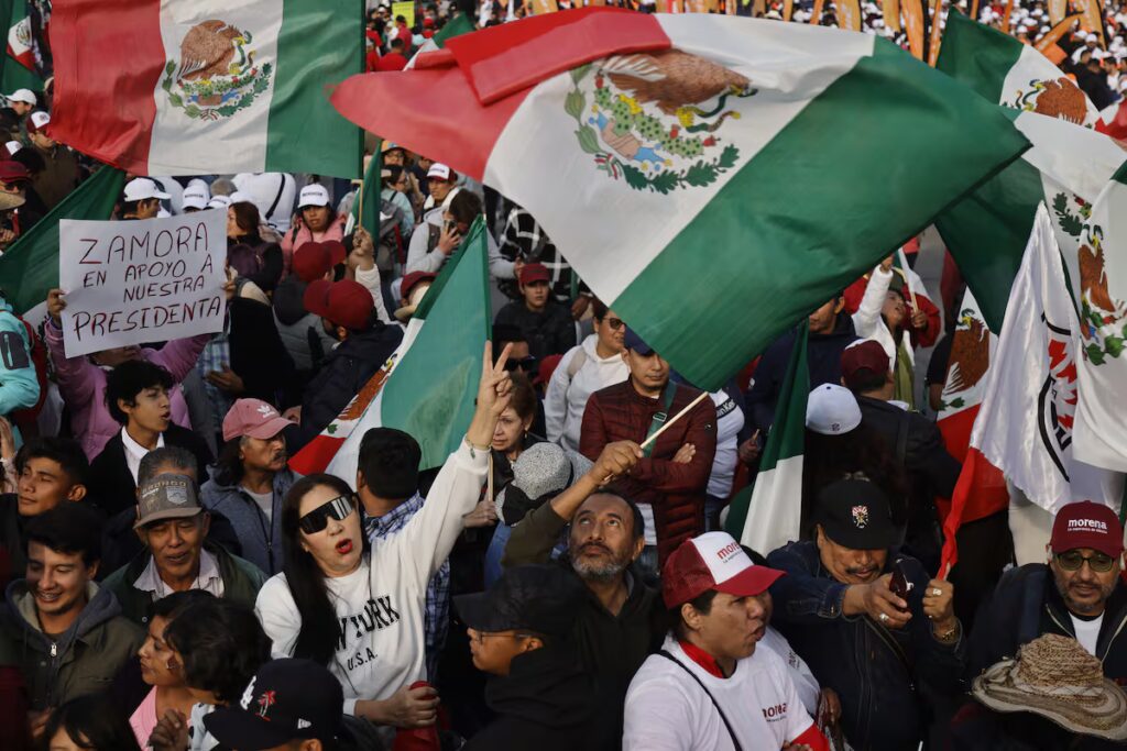 Sheinbaum celebra siete años de Cuarta Transformación en el Zócalo