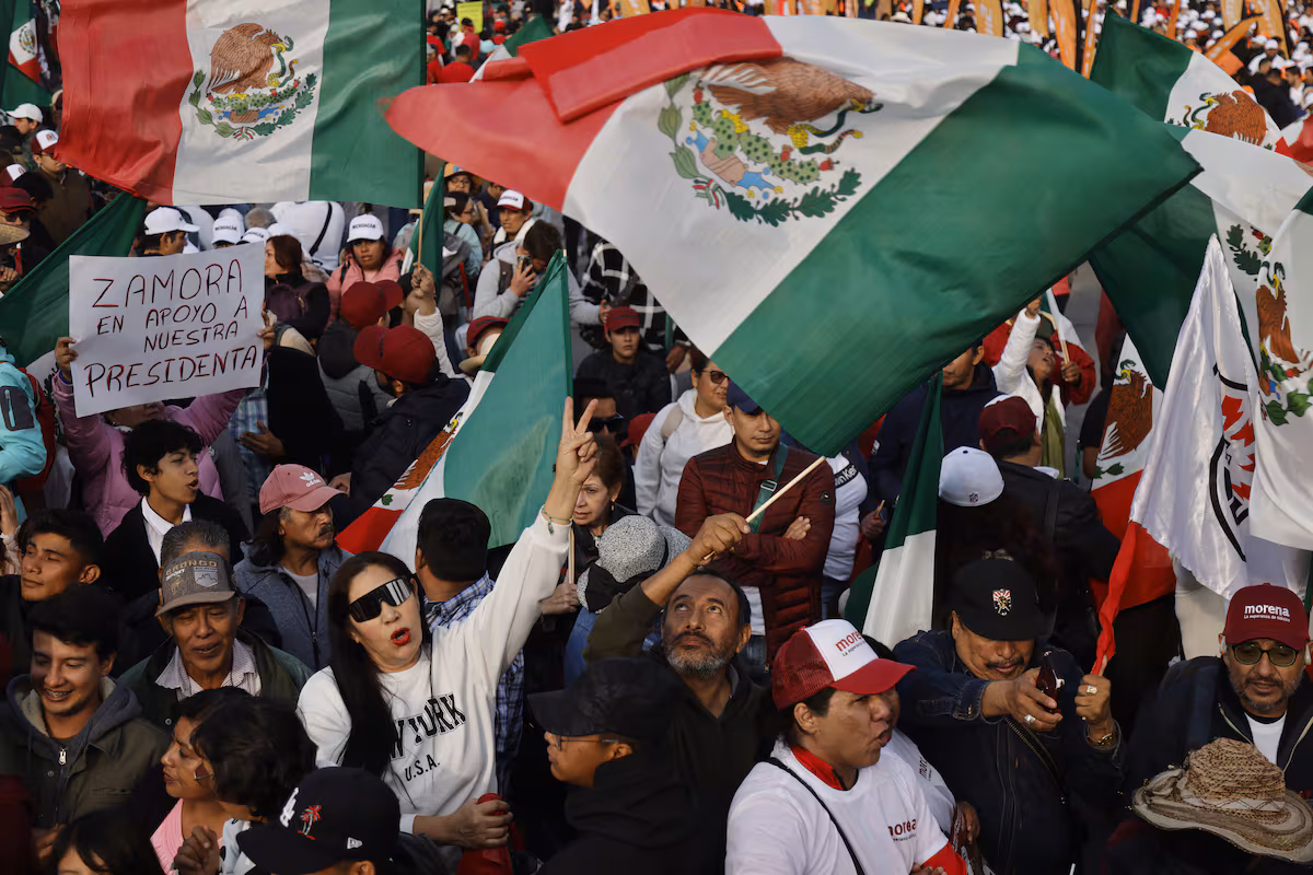 Sheinbaum celebra siete años de Cuarta Transformación en el Zócalo