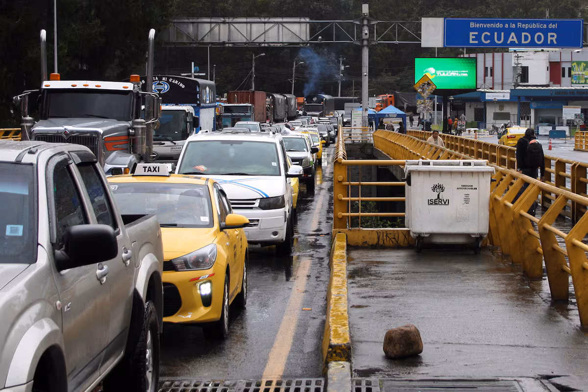 Crisis logística en la frontera colombo-ecuatoriana por aranceles bilaterales