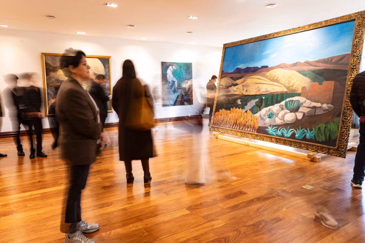 Las 33 obras de Salinas de Gortari regresan a la Casa Presidencial