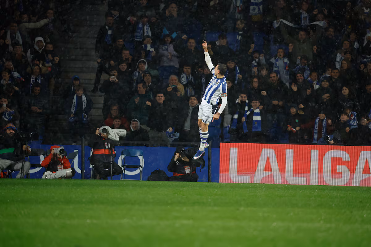 Mikel Oyarzabal brilla en la victoria de la Real Sociedad ante el Celta