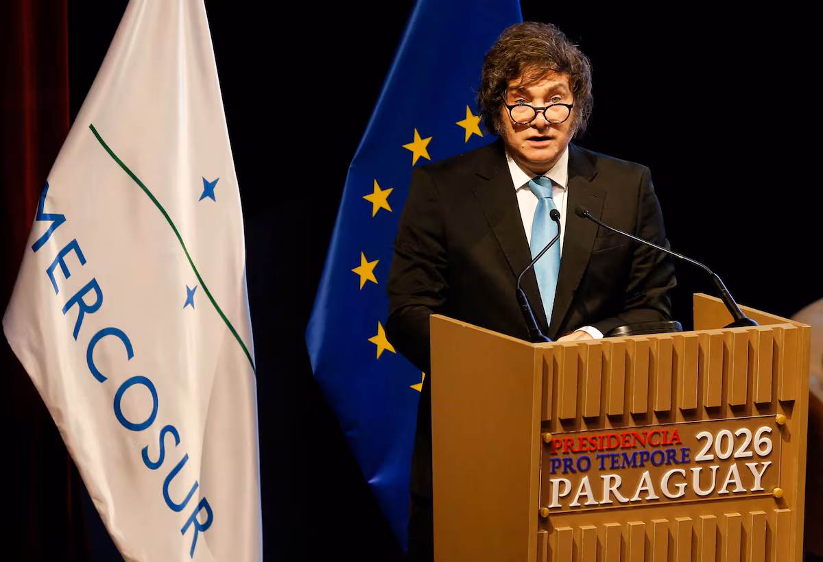 Milei impulsa rápida aprobación del acuerdo Mercosur-UE y reforma laboral