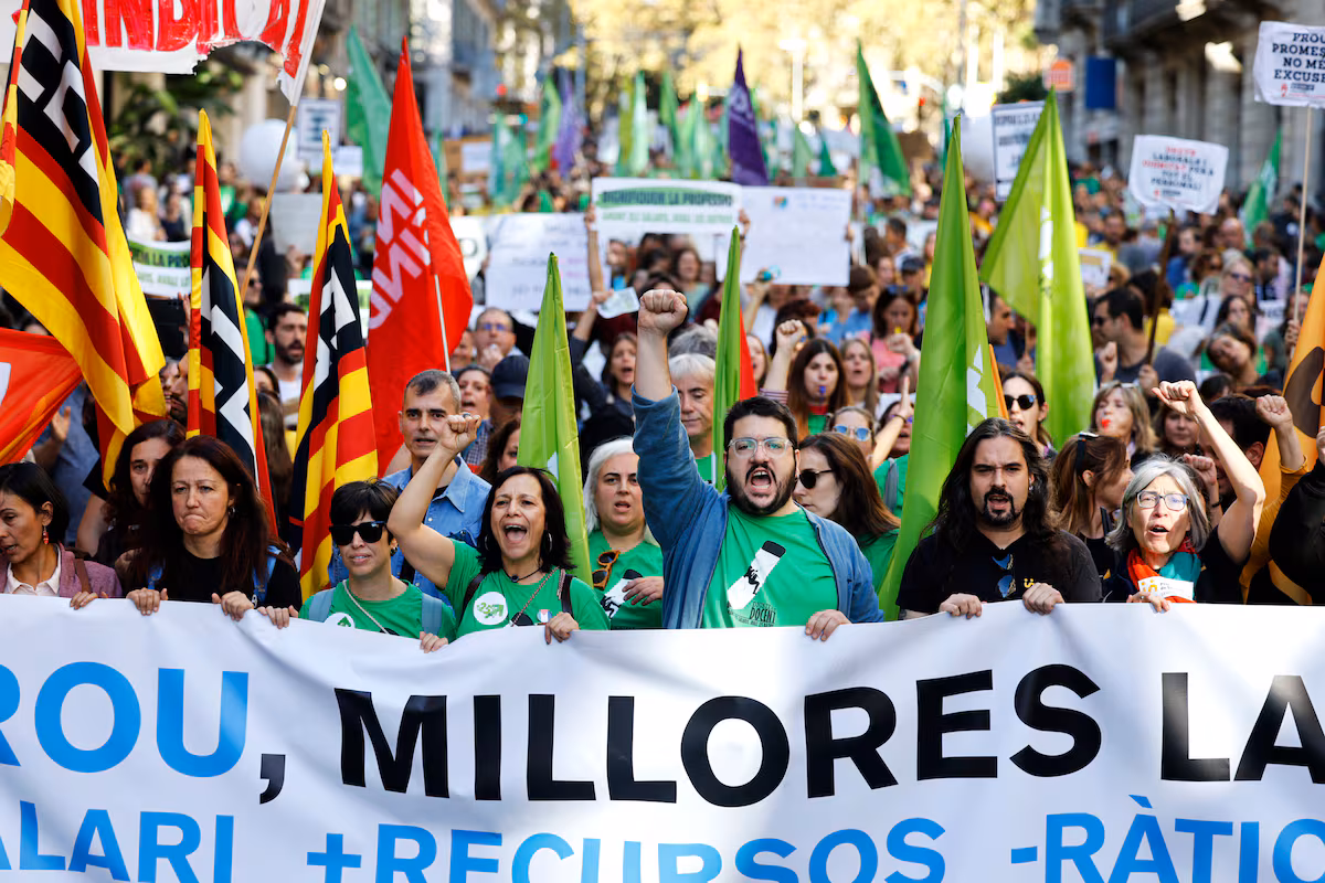 Profesores de Madrid, Andalucía y Euskadi denuncian la privatización de la educación pública