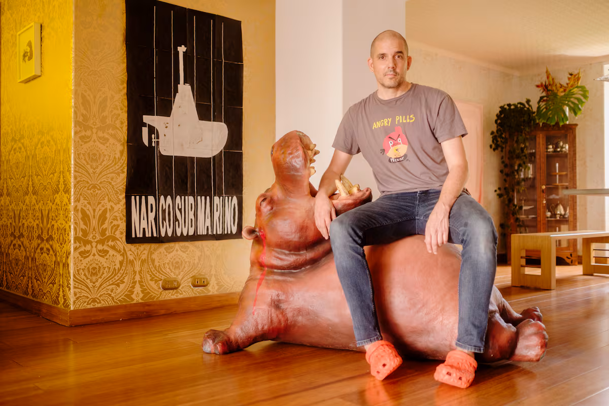 Hongo en heces de hipopótamos de Escobar: arte que lucha contra la depresión