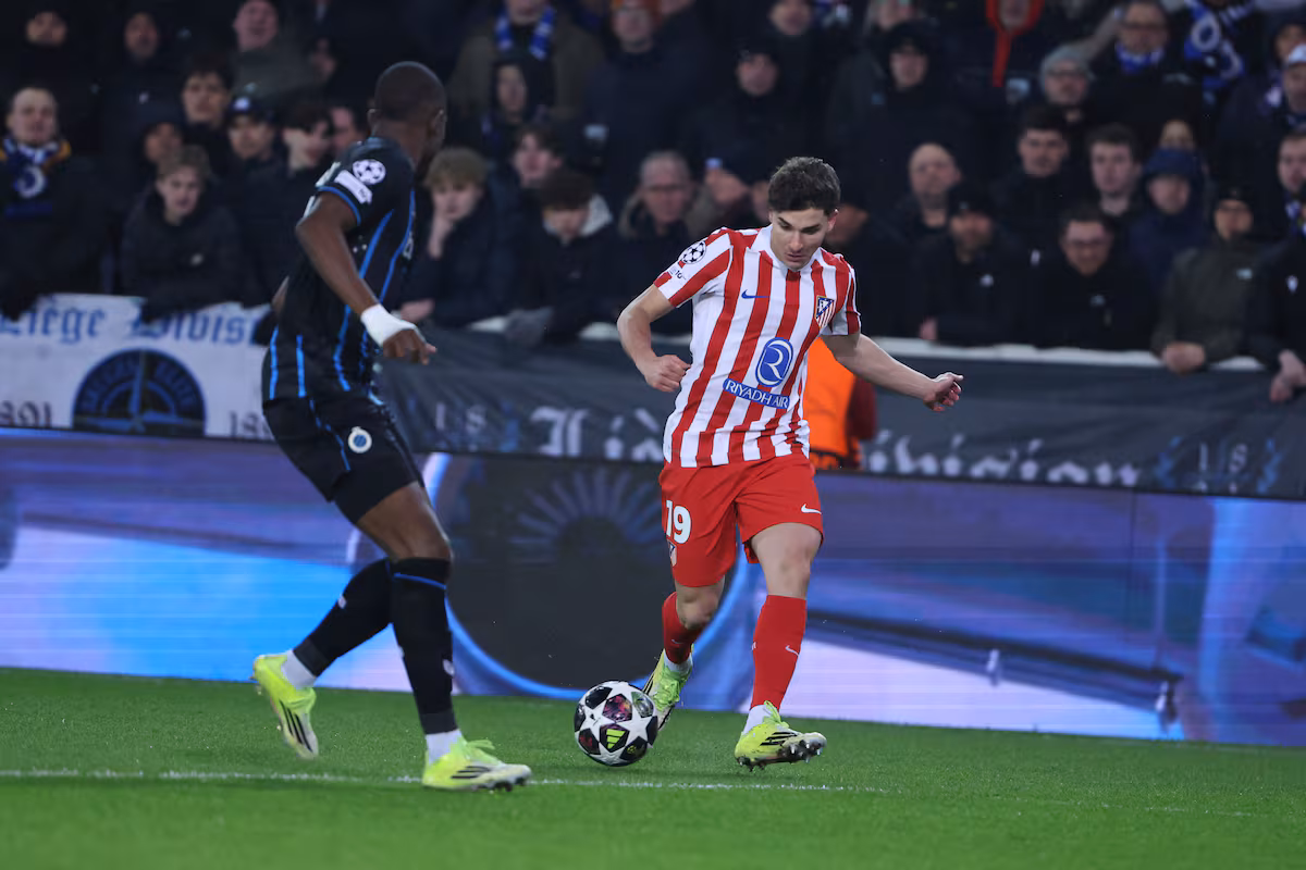Ordóñez anota en propia y marca el camino del Atlético en Brujas