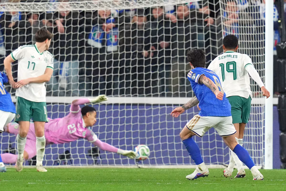 Italia vence a Irlanda del Norte y lucha por un puesto en el Mundial contra Bosnia