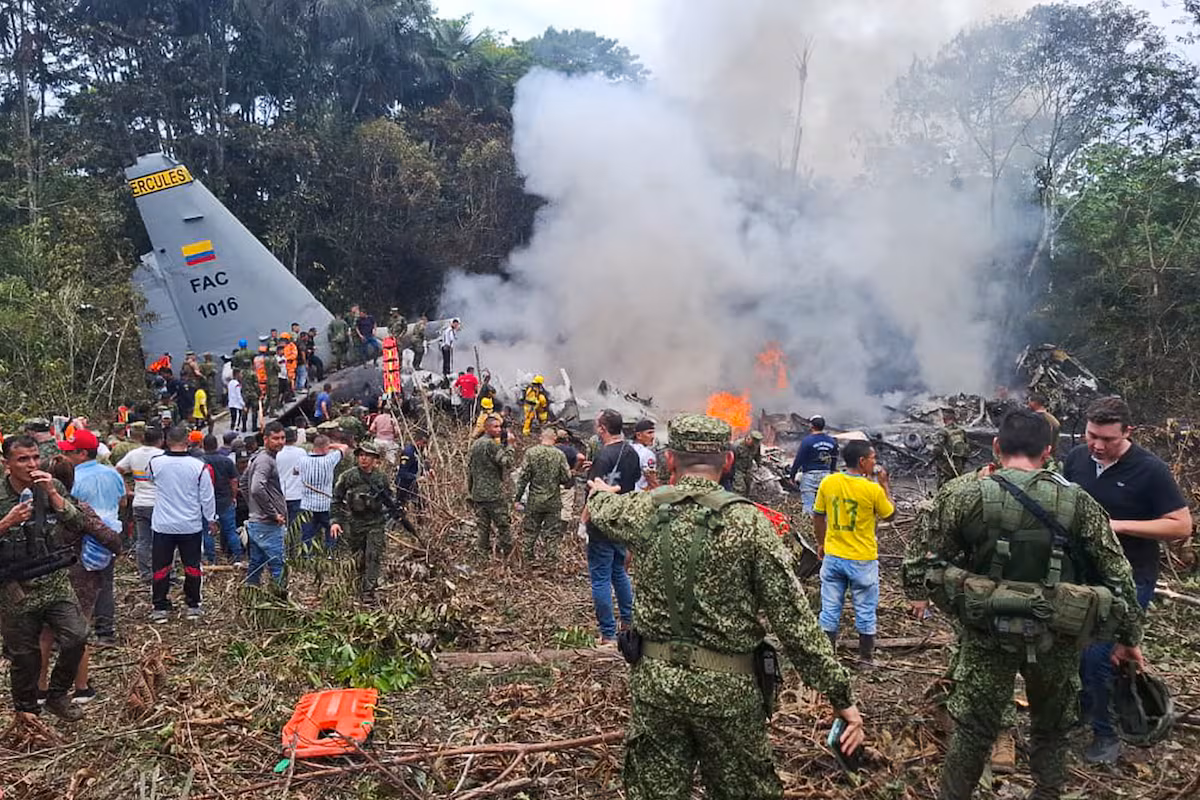 Tragedia en Colombia: 66 muertos en accidente de avión militar y tensiones políticas