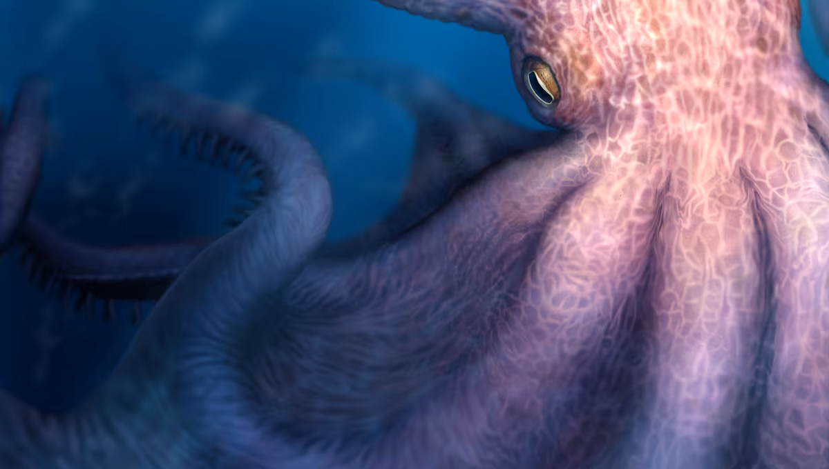 Descubren pulpo carnívoro de 19 metros que vivió hace 100 millones de años
