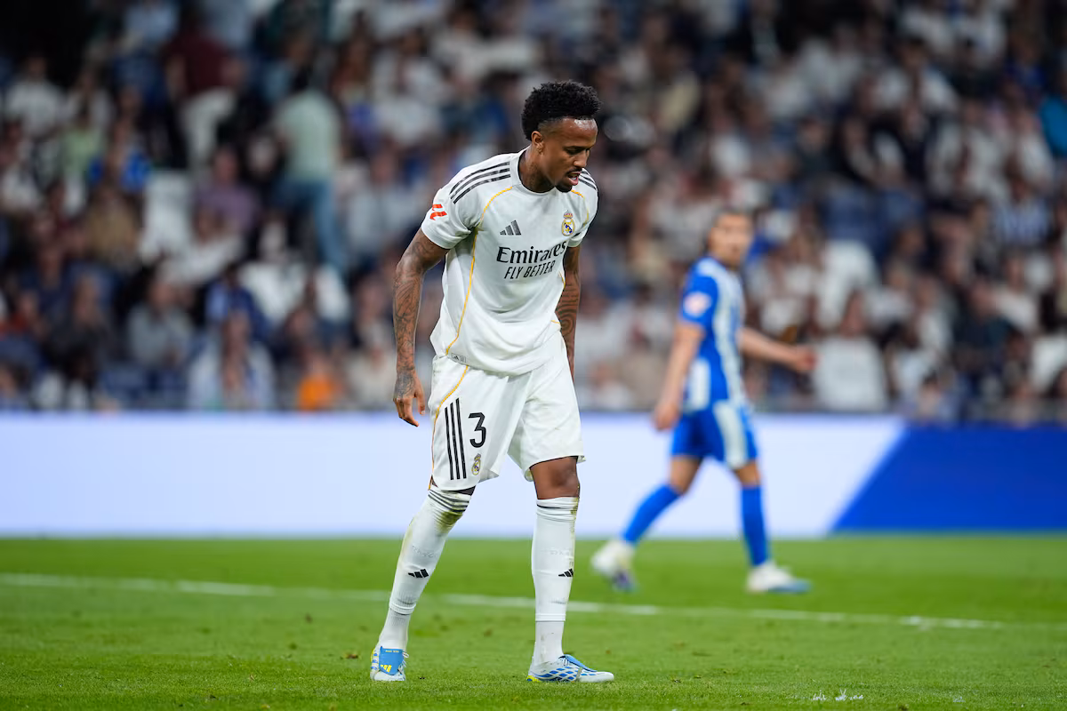 Éder Militão enfrenta cuatro meses de baja por lesión: nuevo drama físico