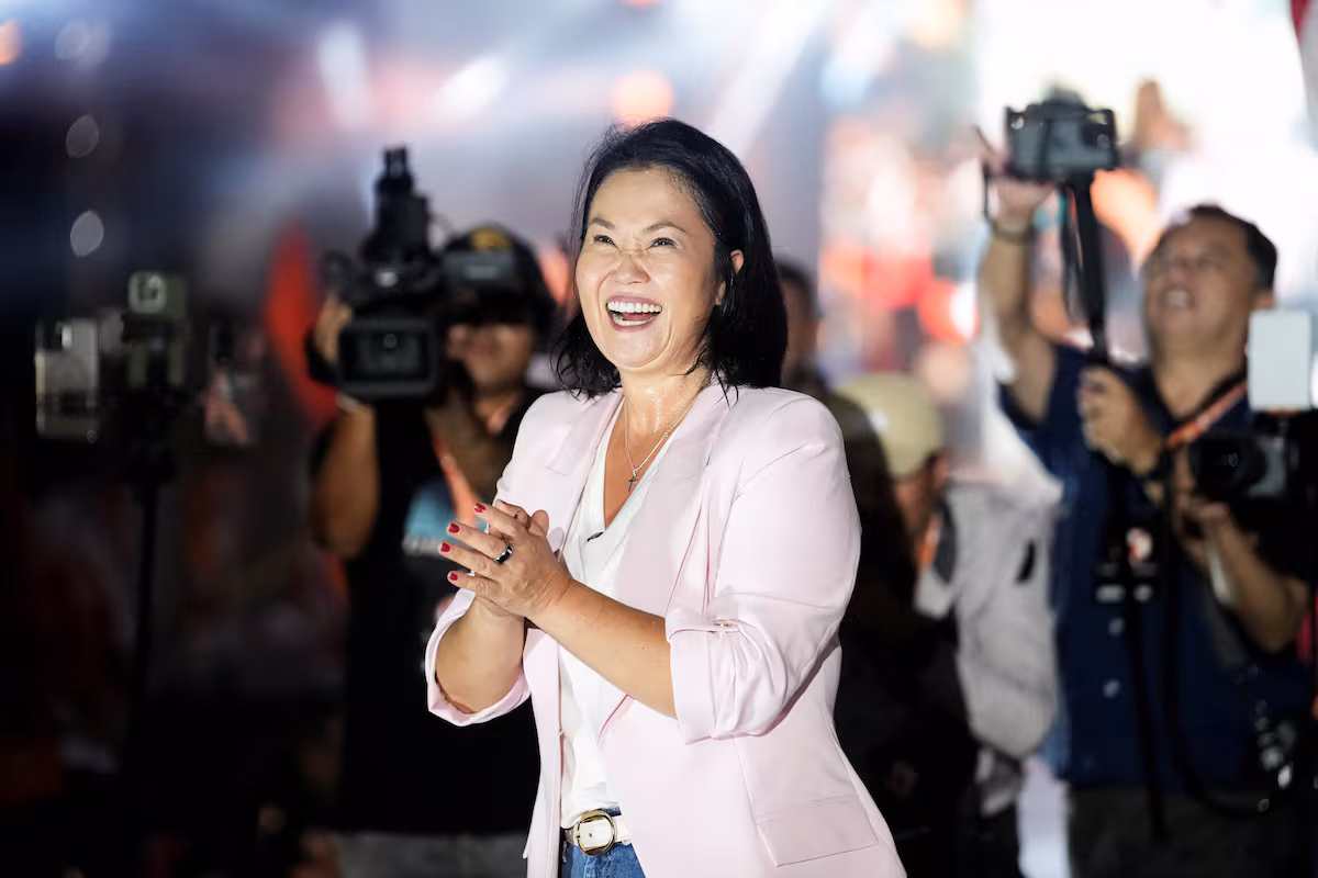 Keiko Fujimori asegura su lugar en la segunda vuelta electoral en Perú