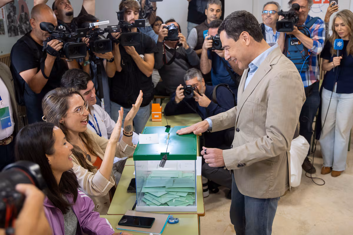 Andalucía 17M: Participación de las elecciones a las 11:30 es 15,10%