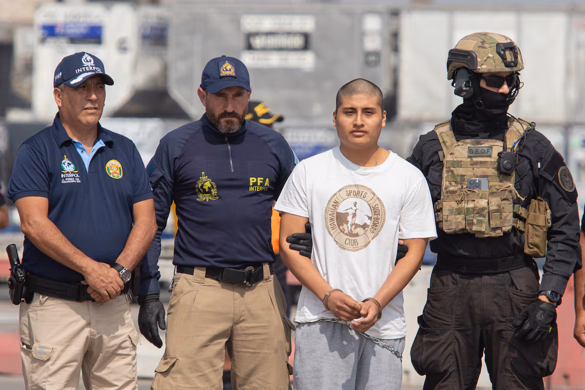 Extraditan a 'Pequeño J', narco peruano implicado en feminicidio en Argentina