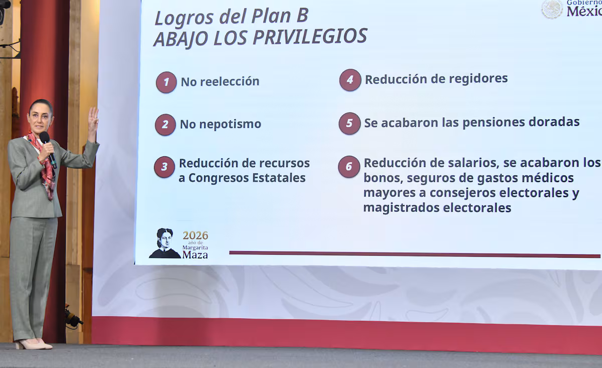 Sheinbaum impulsa reforma judicial con paquete electoral urgente en México