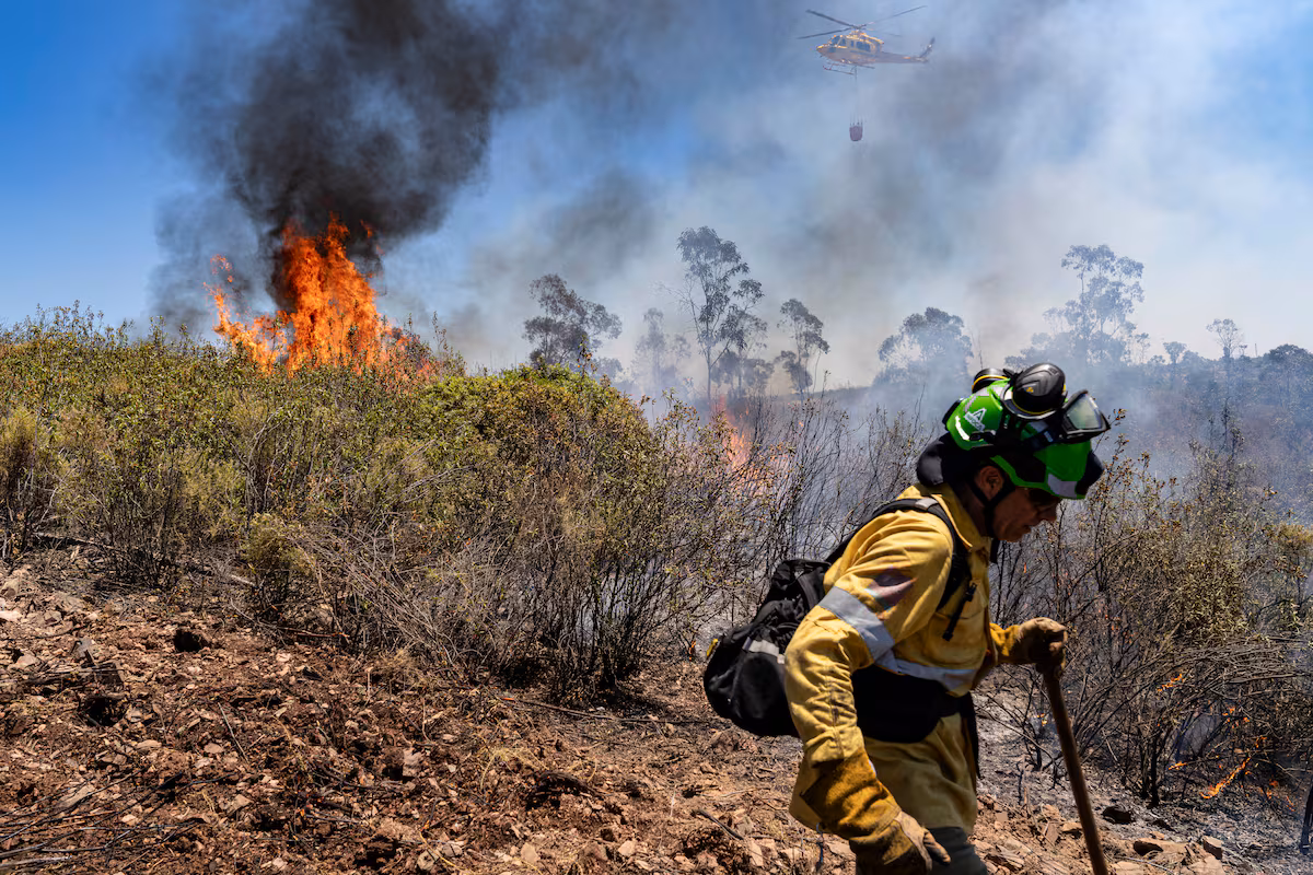 La UME se une a la lucha contra el incendio en Huelva que arrasó 3.000 hectáreas